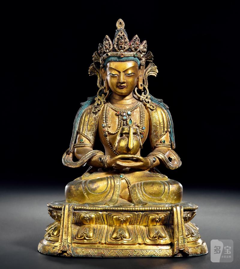 清康熙（1661-1722年） 无量寿佛像